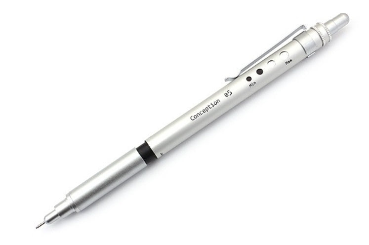OHTO Conception Mechanical Pencil 0.3mm/0.5mm Silver 0.5mm