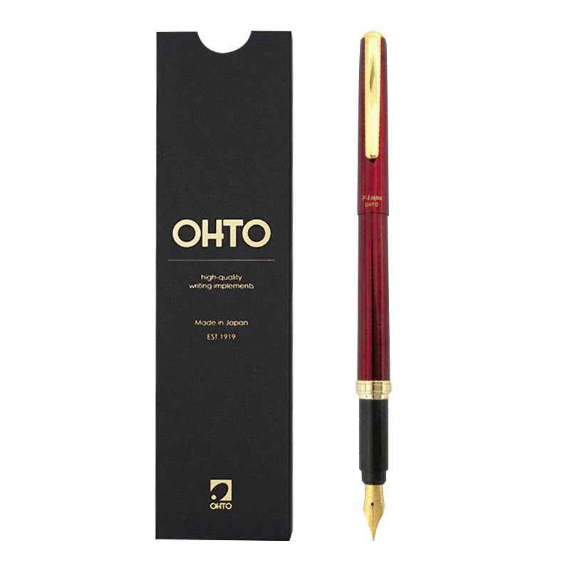 OHTO F-Lapa Fountain Pen - Fine Nib 0.7mm Wine