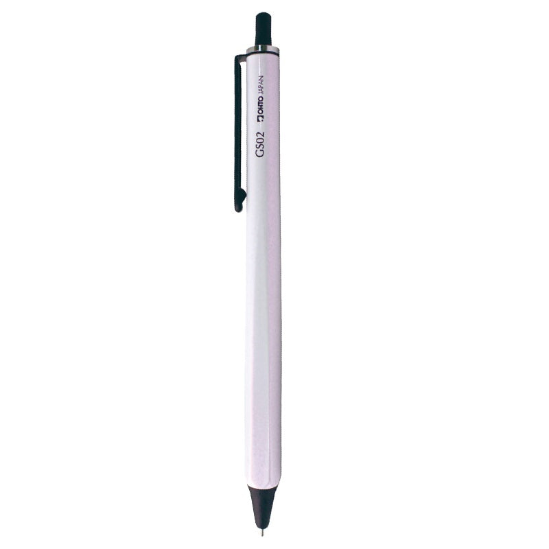 OHTO GS02 Gel Ink Ballpoint Pen 0.5mm Pearl White