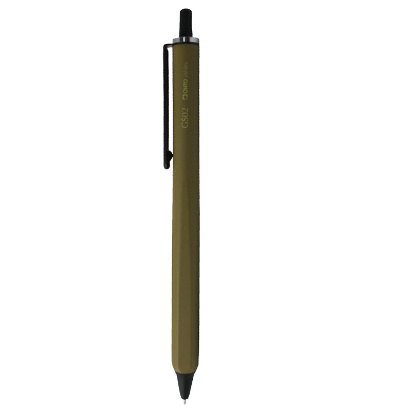 OHTO GS02 Gel Ink Ballpoint Pen 0.5mm Khaki