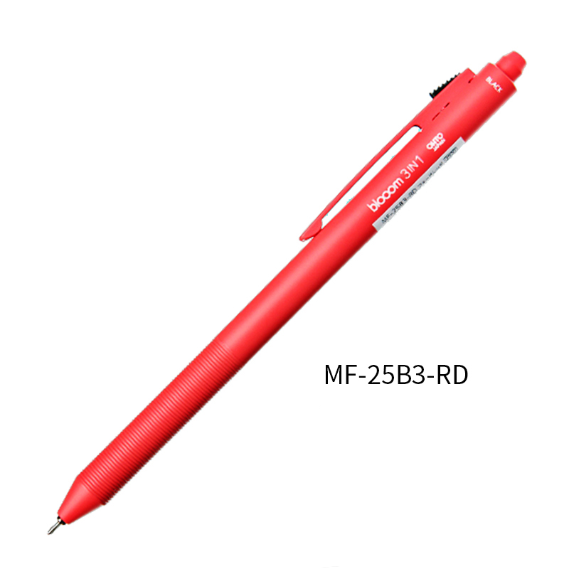 OHTO blooom 3 IN 1 Multifunctional Pen Red