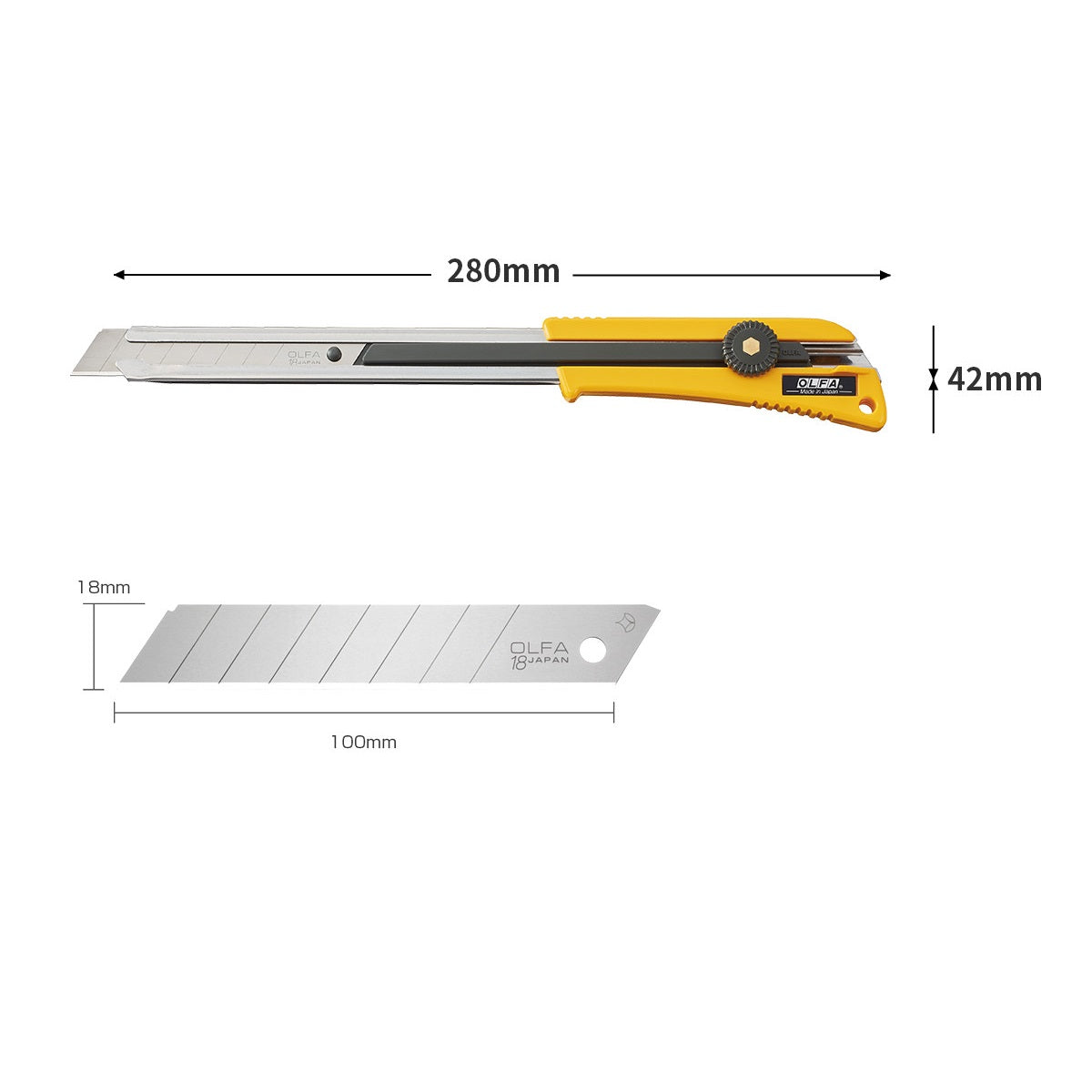 OLFA 18mm XL-2 Extended Reach Utility Knife