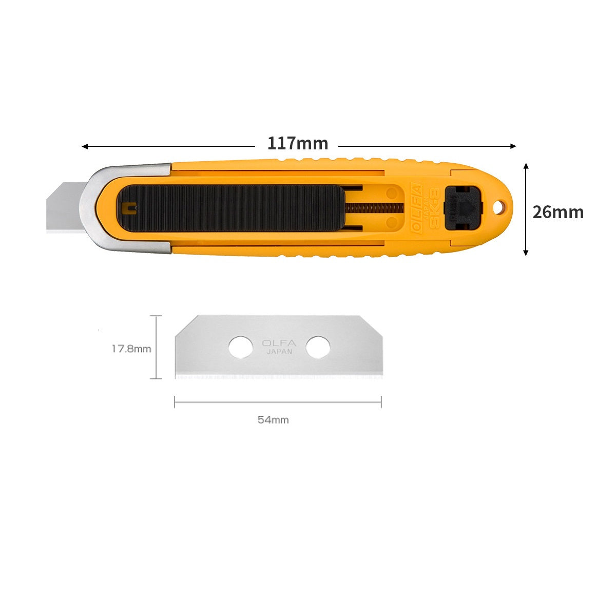 OLFA SK-8 Fully Automatic Self-Retracting Safety Knife