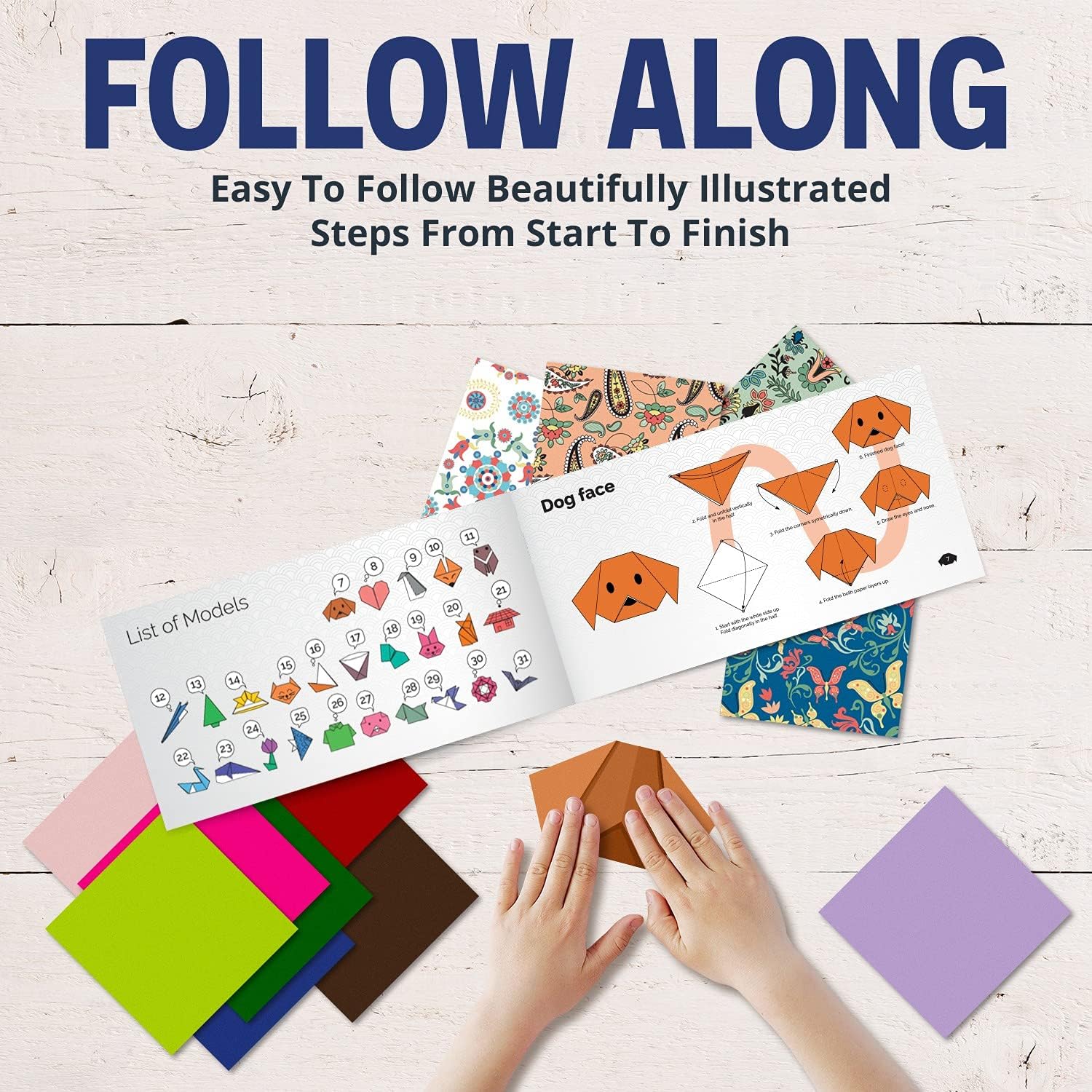 Origami Paper Kit 100 Sheets