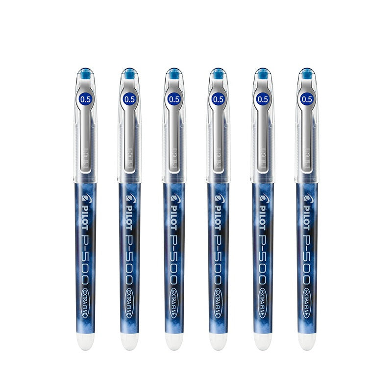 Pilot Precise P-500 Gel Ink Rolling Ball Pens,Extra Fine Point,6 Pack Black