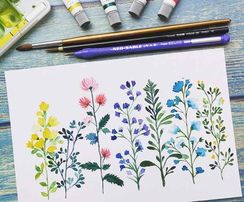 PENTEL NEO SABLE Synthetic Brushes ZBNR NO.6/14