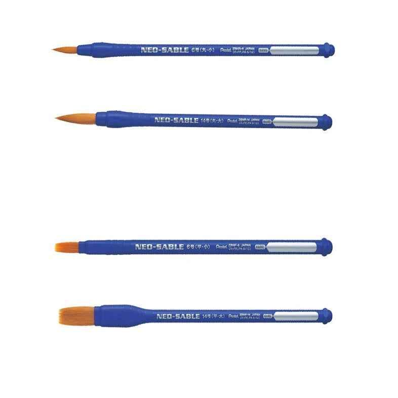 PENTEL NEO SABLE Synthetic Brushes ZBNR NO.6/14