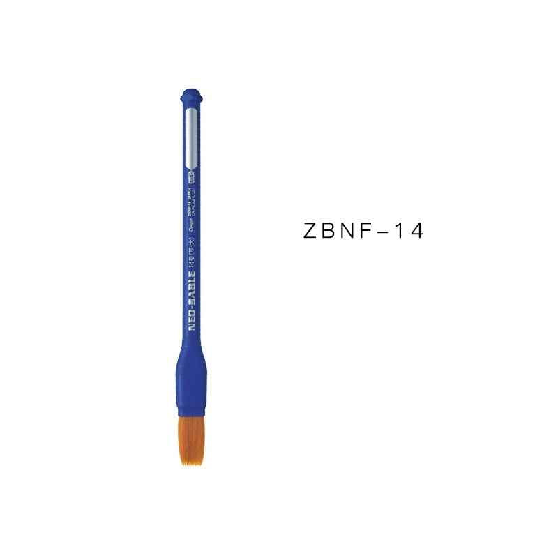 PENTEL NEO SABLE Synthetic Brushes ZBNR NO.6/14 Flat NO.14