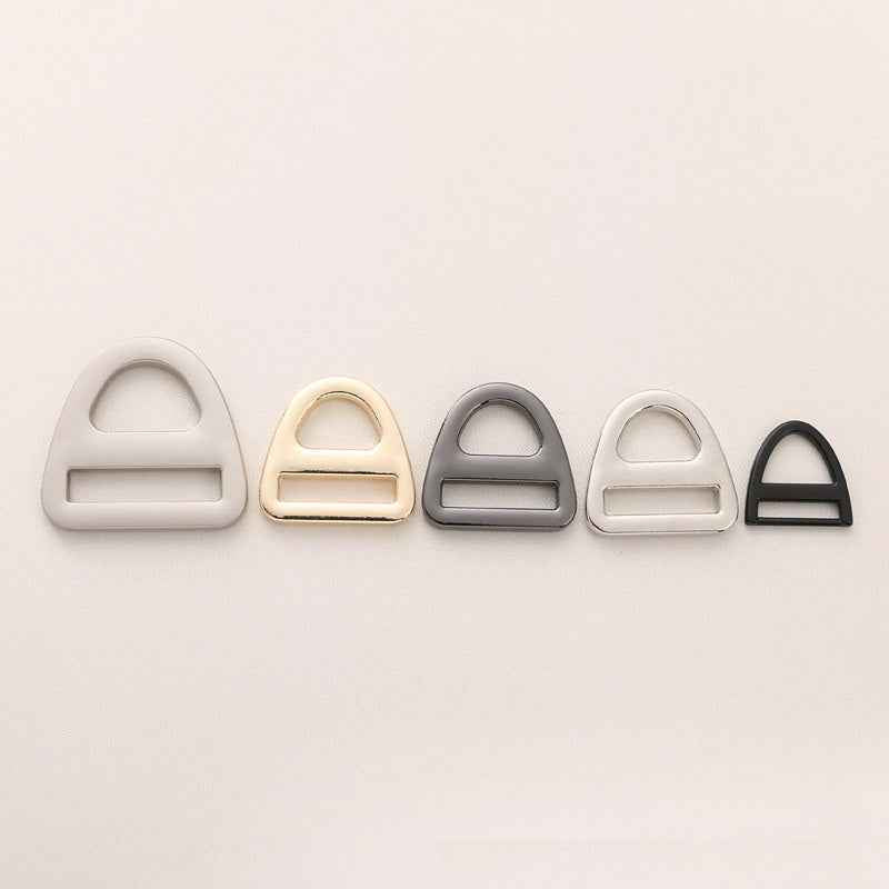 Metall D-Ring Schnallen, Doppel-Schlaufe für Trageriemen, 30er Pack, mehrere Farben