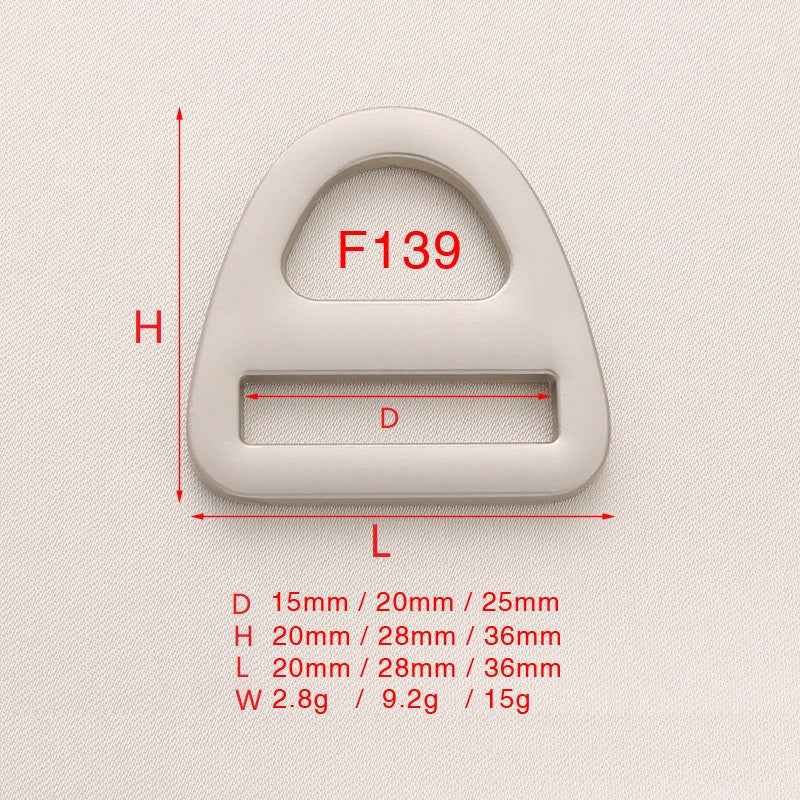 Metall D-Ring Schnallen, Doppel-Schlaufe für Trageriemen, 30er Pack, mehrere Farben