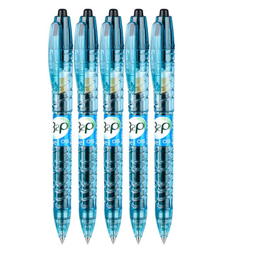 PILOT B2P - Bottle to Pen Retractable Rolling Ball Gel Pen 0.5mm 5 Black