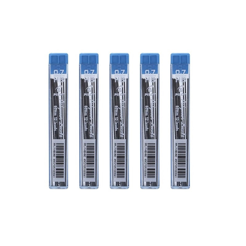 PILOT Begreen Pencil Refills,HB/2B Leads,0.3/0.5/0.7mm,5 Pack 0.7mm HB