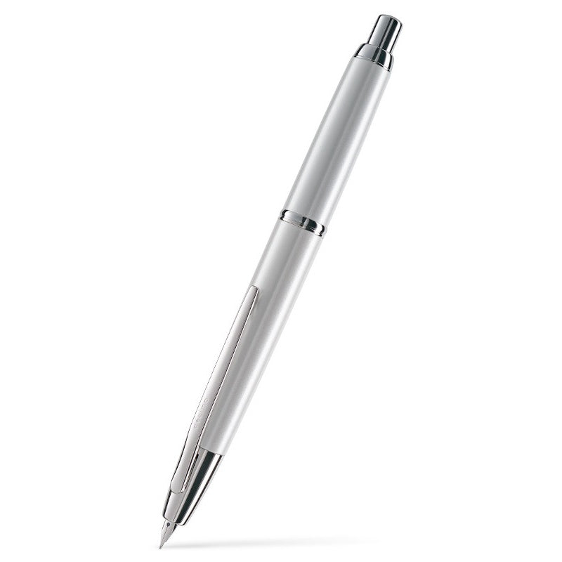Pilot Capless Decimo Fountain Pen | 18K Gold Nib | Retractable | Aluminum Barrel | CON-40 Converter Included Pink