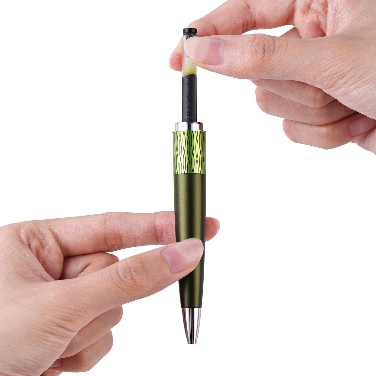 PILOT Cocoon Cha no Megumi Hybrid Ink Ballpoint Pen, 0.7 mm | Black Ink