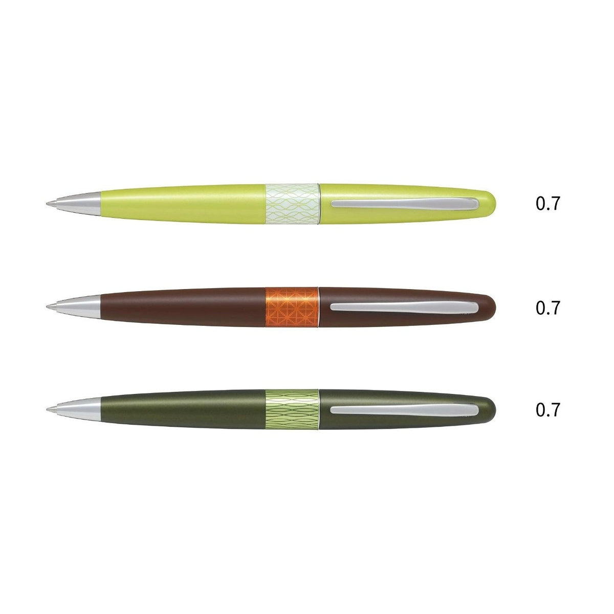 PILOT Cocoon Cha no Megumi Hybrid Ink Ballpoint Pen, 0.7 mm | Black Ink