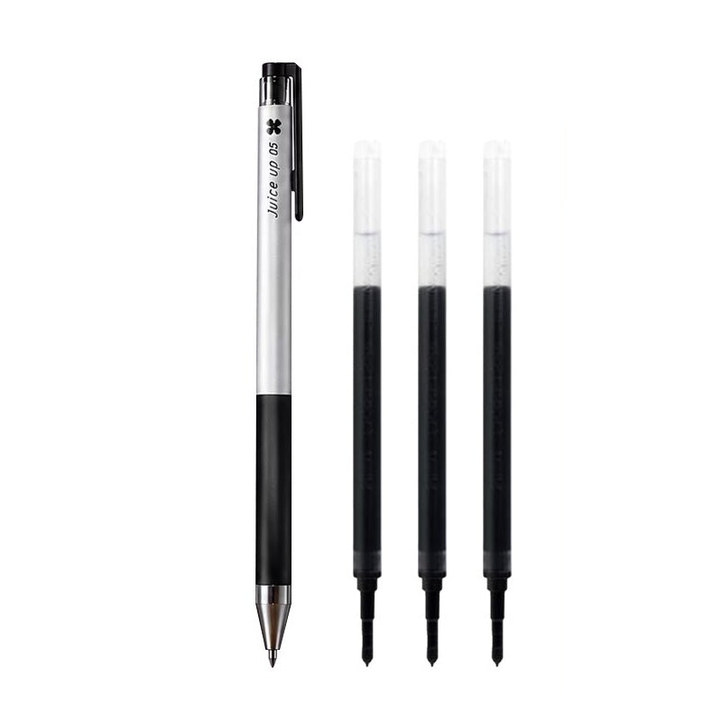 Pilot Juice Up 10th Anniversary Limited Edition Gel Pen | 0.5mm Black | Includes 3 Refills Gold