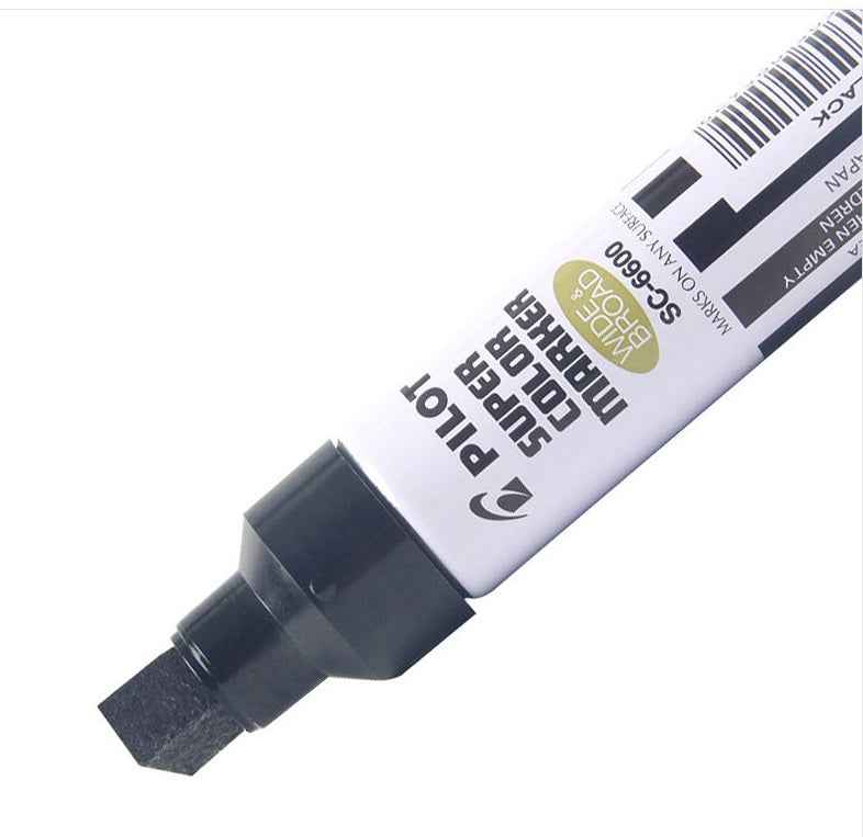 Pilot SC-6600 Jumbo Refillable Permanent Super Color Marker 2 Pack