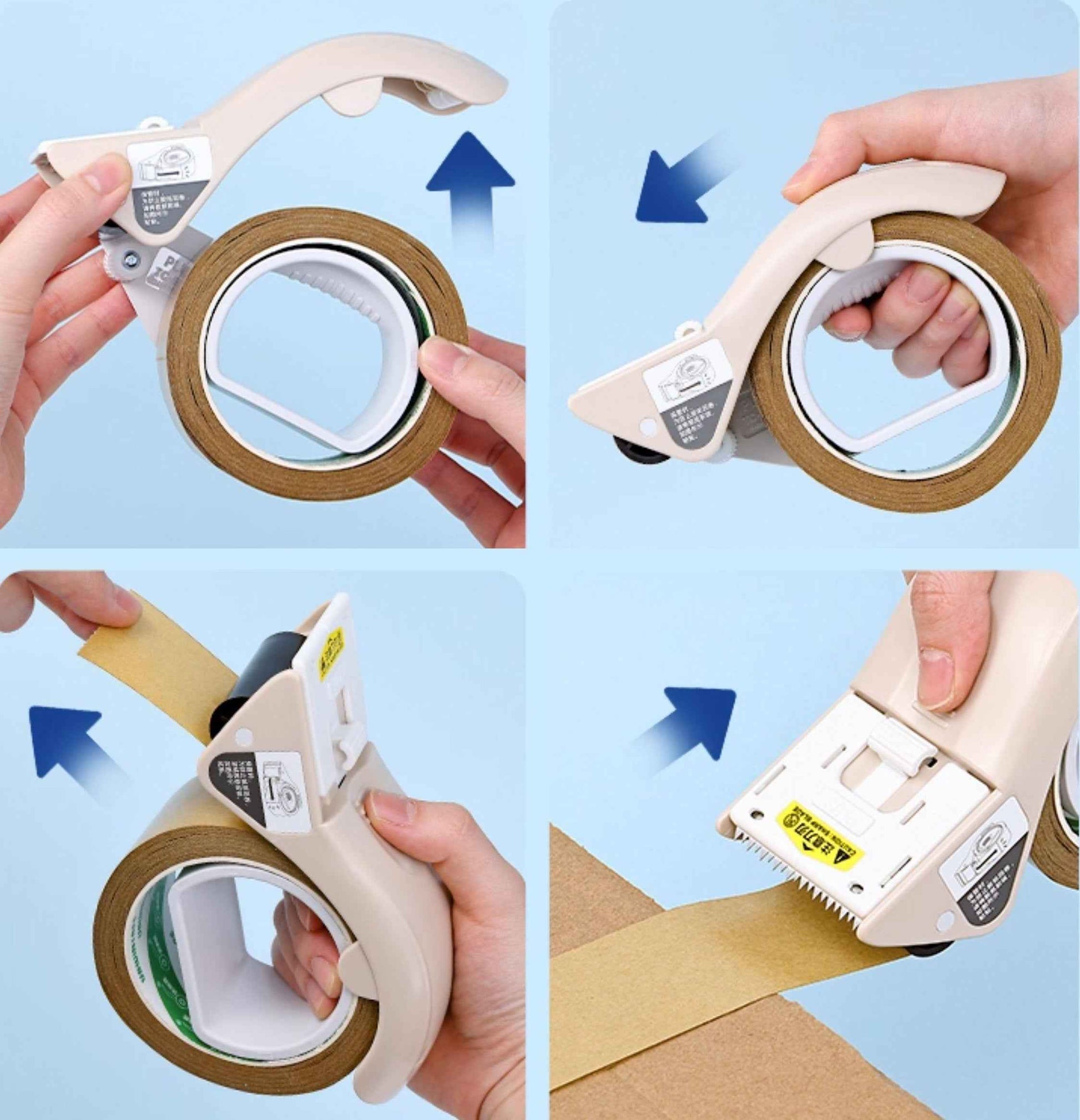 PLUS Grip Cut Hand-held Packaging Tape Dispenser - 2"