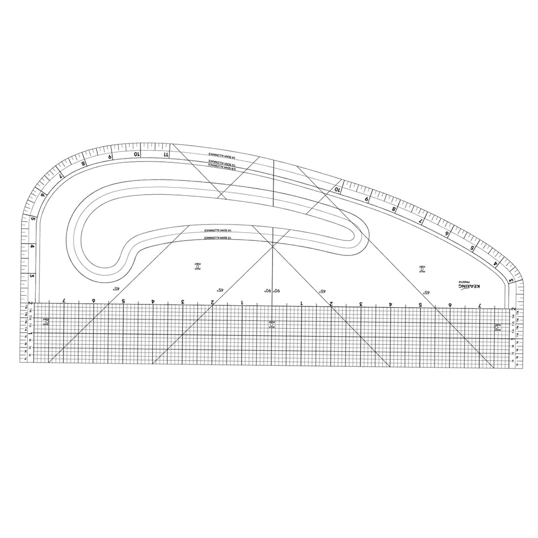 16" Imperial Acrylic Pattern Master Ruler