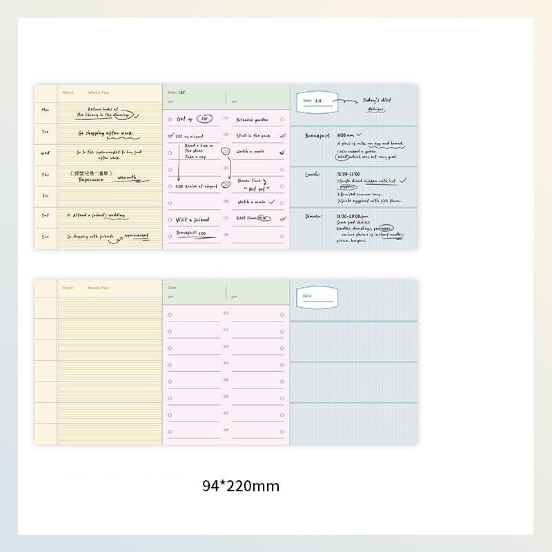 4 Pack 80 Sheets To Do List Notepad Daily Planner Tear off Checklist