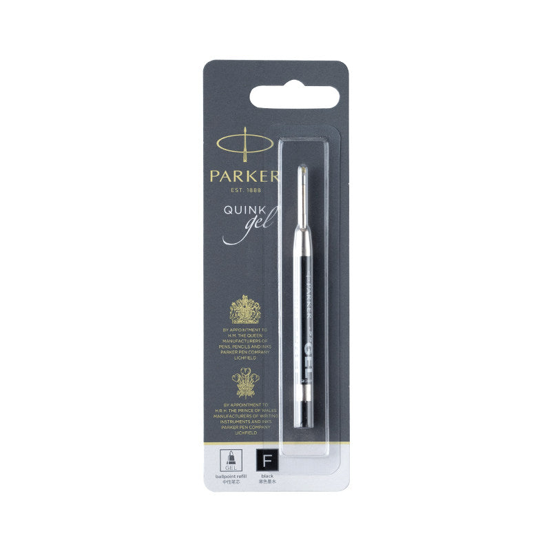 Parker Quink Gel Pen Refill - Fine Point 0.55mm - Black 1 Pack