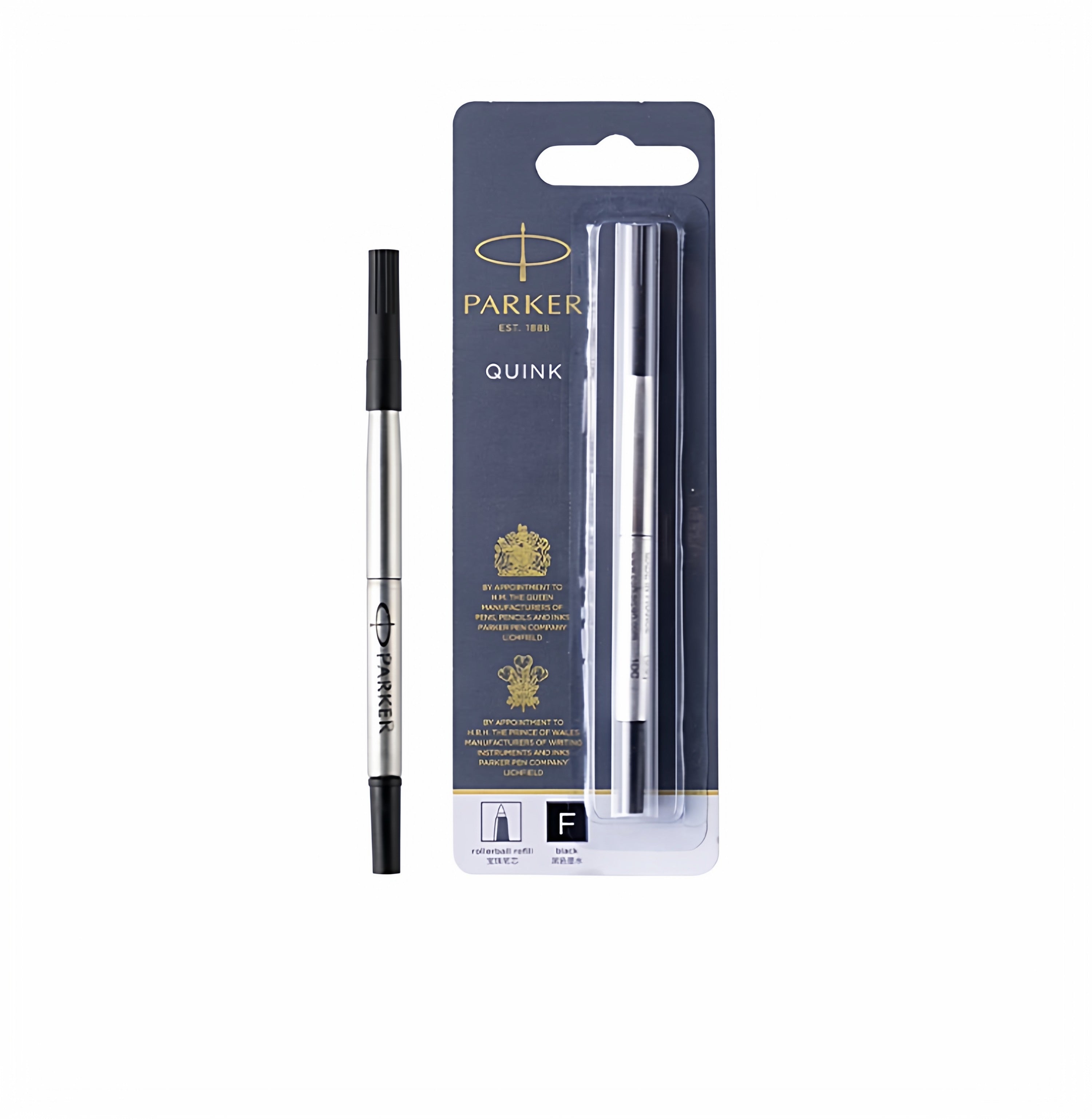 Parker Quink Rollerball Pen Refill - Fine Point/Medium - Black