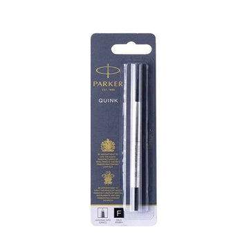 Parker Quink Rollerball Pen Refill - Fine Point/Medium - Black Fine Point 0.5mm