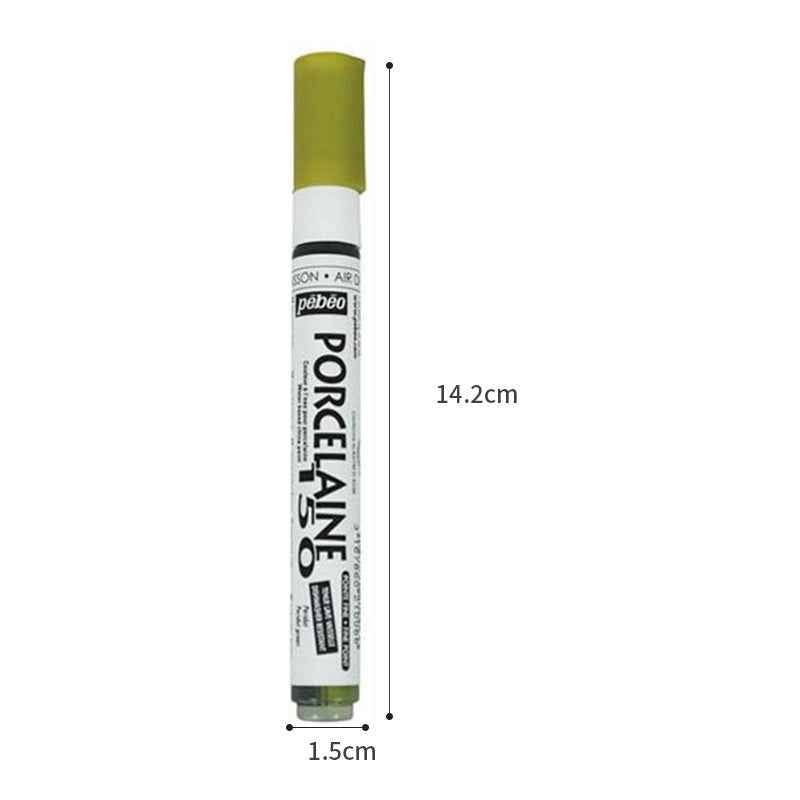 Pebeo Porcelaine 150, China Paint Fine Tip Marker 0.7mm Peridot Blue