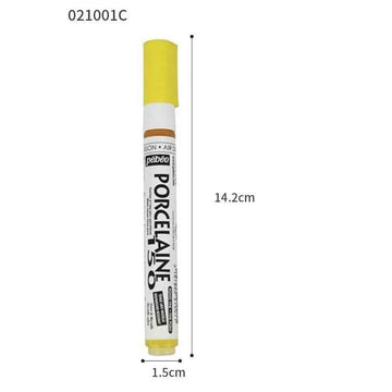 Pebeo Porcelaine 150, China Paint Fine Tip Marker 0.7mm Marseille Yellow