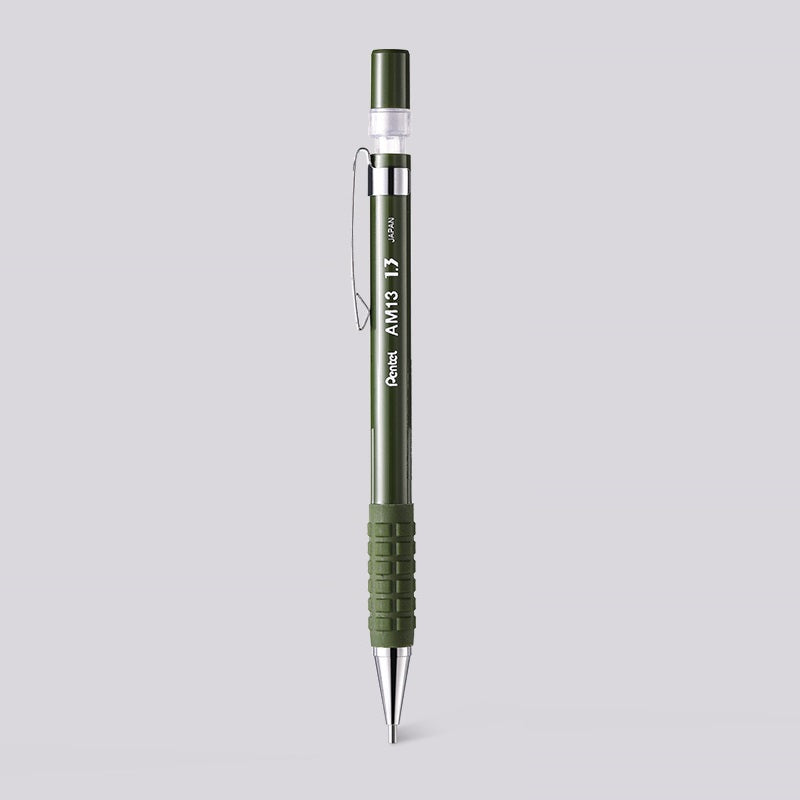 Pentel Amain Mechanical Pencil - 1.3 mm -AM13 Army Green
