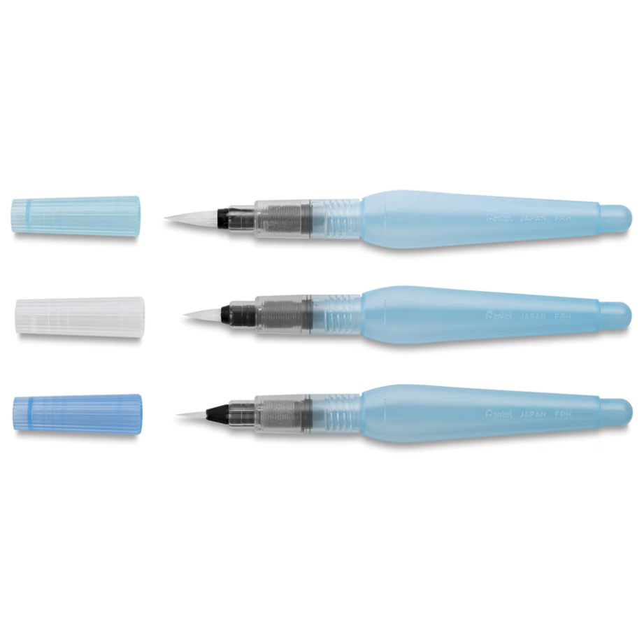 Pentel Aquash Water Brushes and Sets S+M+L