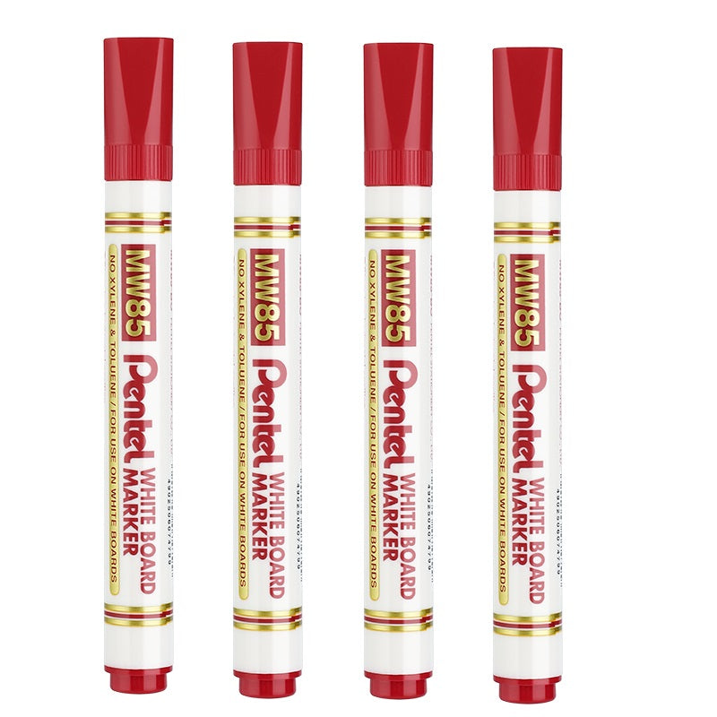 Pentel Everyday Drywipe White Board Markers 2.0mm Bullet Point MW85 4 Pack 4 Black