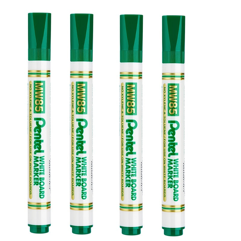 Pentel Everyday Drywipe White Board Markers 2.0mm Bullet Point MW85 4 Pack 4 Green