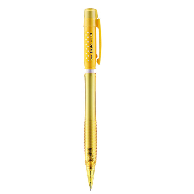 Pentel Fiesta Mechanical Pencil AX105 0.5mm Dot Barrel - 4 Colors Pack