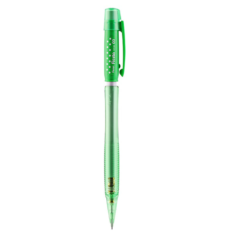 Pentel Fiesta Mechanical Pencil AX105 0.5mm Dot Barrel - 4 Colors Pack