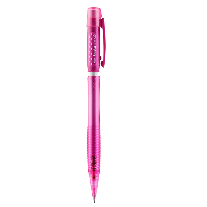 Pentel Fiesta Mechanical Pencil AX105 0.5mm Dot Barrel - 4 Colors Pack