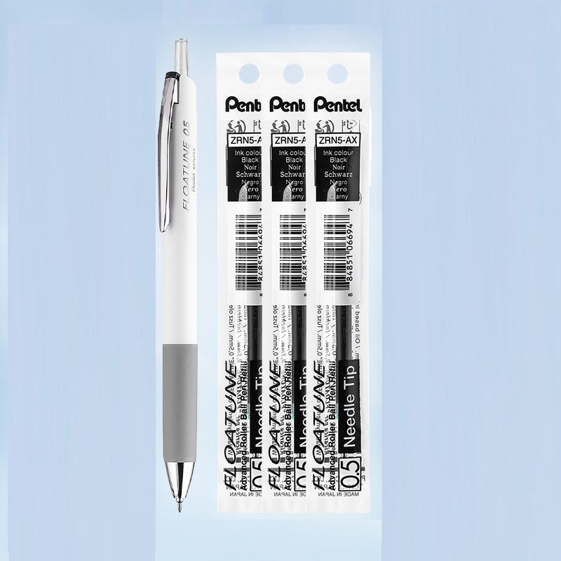 Pentel Floatune BZN205 Ballpoint Pen with 3 Refills 0.5mm Black