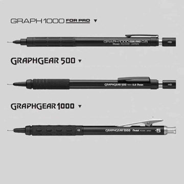 Pentel GraphGear Drafting Mechanical Pencil - 60th Anniversary 3 Pack