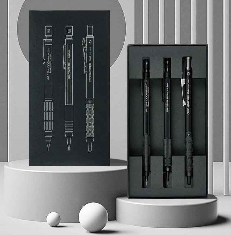 Pentel GraphGear Drafting Mechanical Pencil - 60th Anniversary 3 Pack
