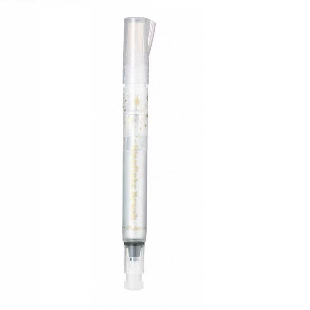 Pentel StarFlake Brush Pen Gold Silver Blue Glitter Colors Silver