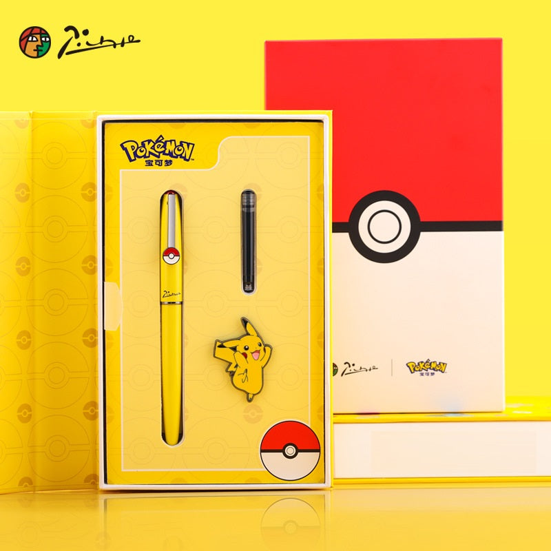 Pimo 937 Pokémon Collector's Fountain Pen Gift Set Pikachu
