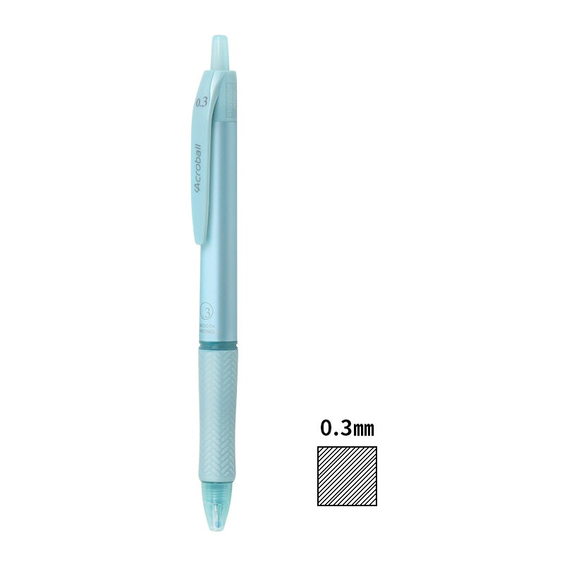 2pcs Pilot Acroball T Series Black Ballpoint Pen 0.3mm/0.5mm/0.7mm Light Blue 0.3mm