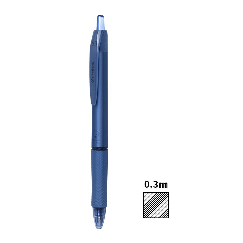 2pcs Pilot Acroball T Series Black Ballpoint Pen 0.3mm/0.5mm/0.7mm Navy Blue 0.3mm
