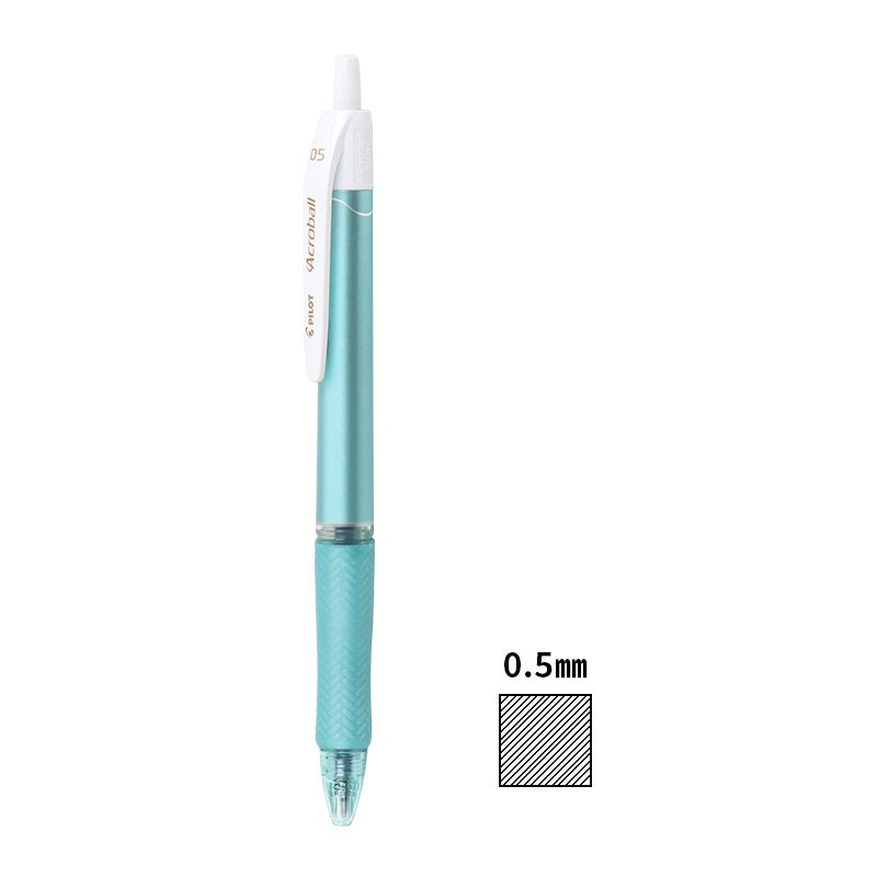 2pcs Pilot Acroball T Series Black Ballpoint Pen 0.3mm/0.5mm/0.7mm Light Blue 0.5mm