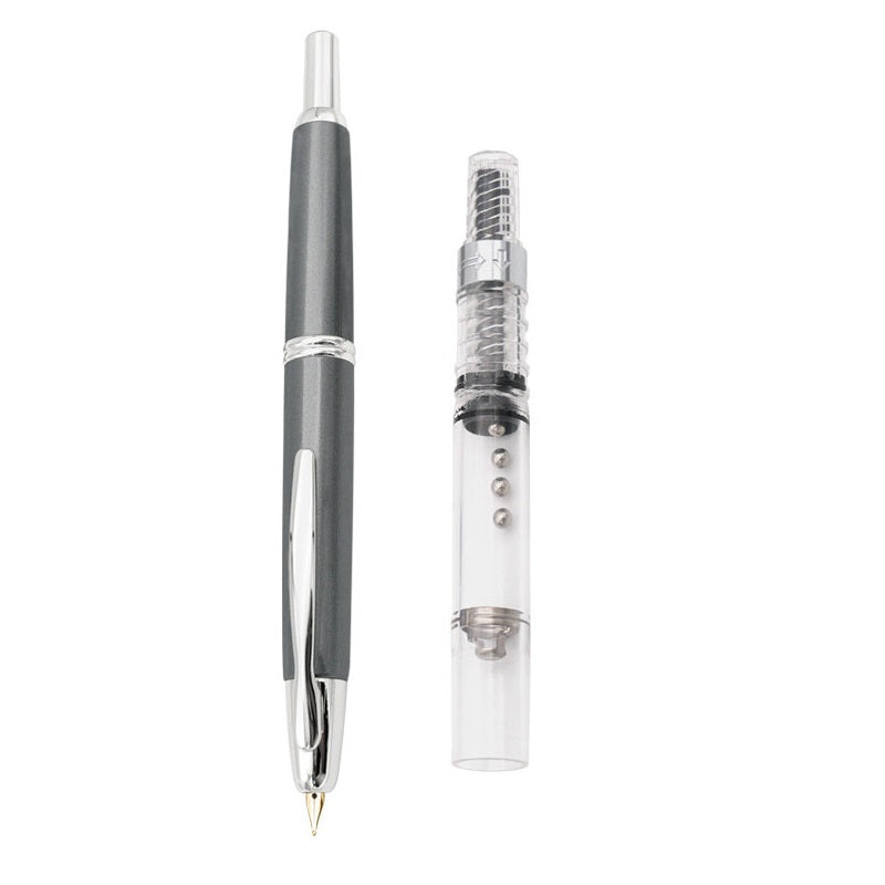 Pilot Capless Retractable Fountain Pen 18K Dark Grey