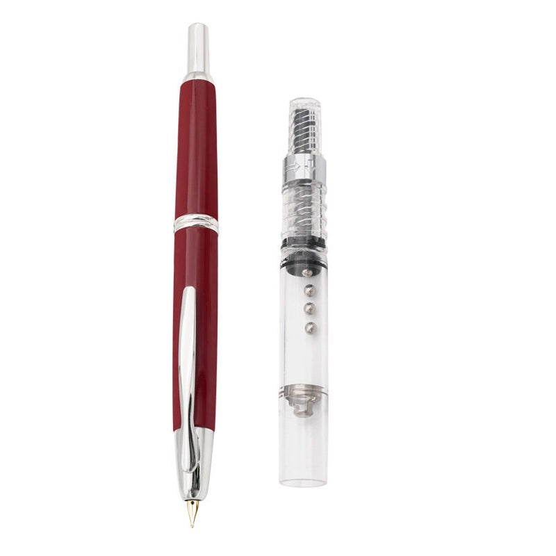 Pilot Capless Retractable Fountain Pen 18K Wine