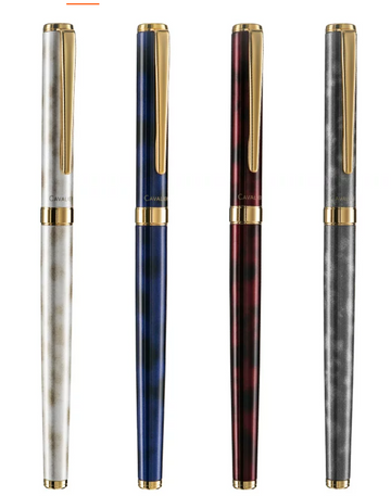 Pilot Cavalier Fountain Pen | Brass Barrel | Marble Lacquer Finish | Includes CON-40 Converter