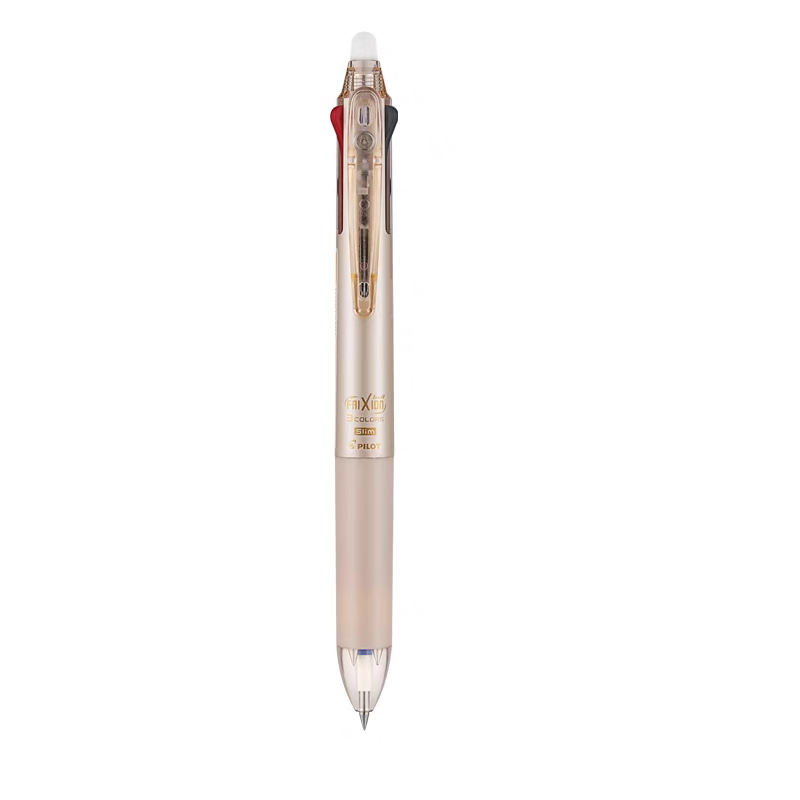 Pilot FriXion Ball Slim 3 Colors Gel Ink Multi Pen - 0.38 mm Silver