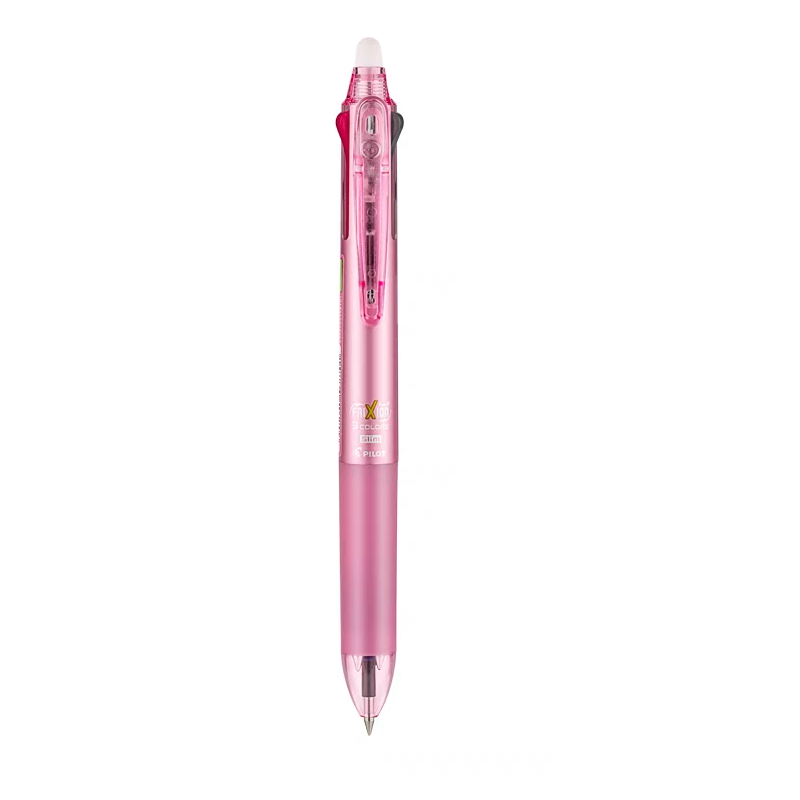 Pilot FriXion Ball Slim 3 Colors Gel Ink Multi Pen - 0.5 mm Pink