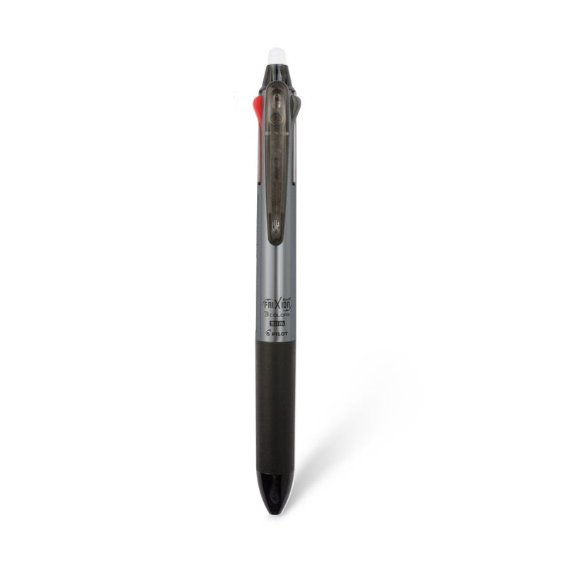 Pilot FriXion Ball Slim 3 Colors Gel Ink Multi Pen - 0.5 mm Dark Grey